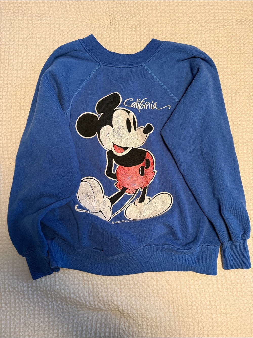 Vintage California Mickey Mouse sweatshirt, size small